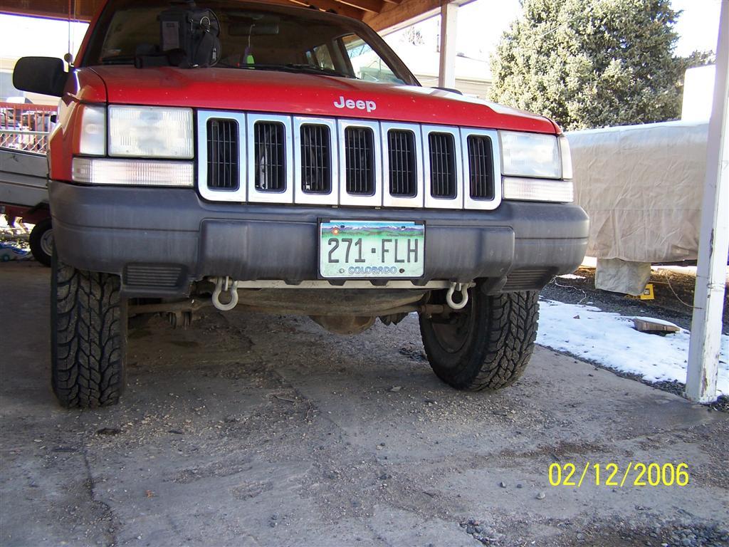 Jeep zj front hitch #4